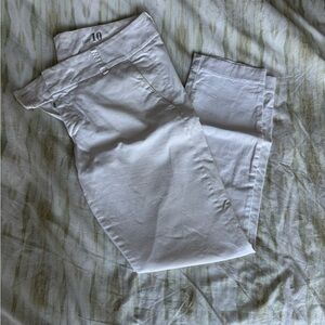 J. Crew Classic White Pants